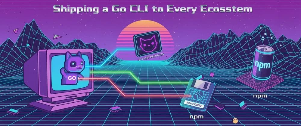 Shipping a Go CLI to Every Ecosystem: GitHub Releases, Homebrew, and npm