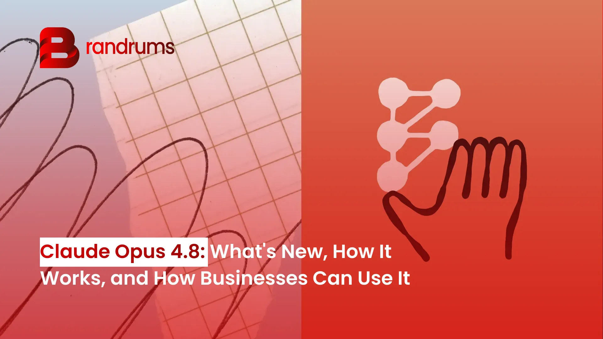Claude Opus 4.8 banner showing Anthropic's flagship AI model for business automation and enterprise agents