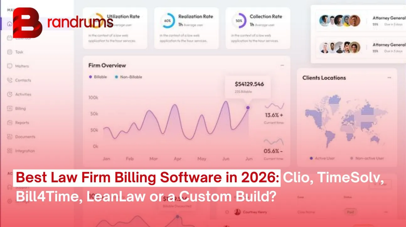 Read: Best Law Firm Billing Software in 2026: Clio, TimeSolv, Bill4Time, LeanLaw or a Custom Build? Comparison of best law firm billing software options including Clio Manage, TimeSolv, Bill4Time, LeanLaw, and a custom billing build with trust accounting and LEDES features